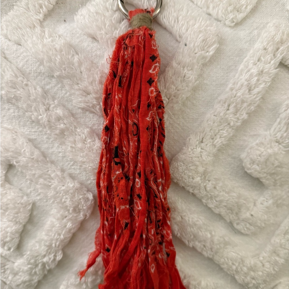 Red Tassel Keychain/Bag Charm